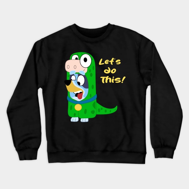 bluey dino Crewneck Sweatshirt by Diegosevenstar